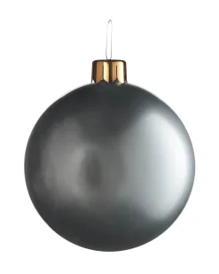 WeRChristmas Inflatable Christmas Bauble, Silver, 45 Cm^ Inflatables|Outdoor Inflatable Baubles