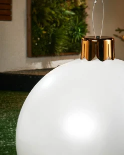 WeRChristmas Inflatable Christmas Bauble, White , 45 Cm^ Inflatables|Outdoor Inflatable Baubles