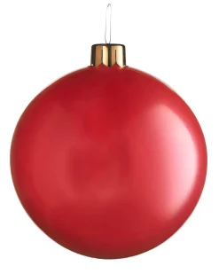 WeRChristmas Inflatable Christmas Bauble, Red, 66 Cm^ Inflatables|Outdoor Inflatable Baubles