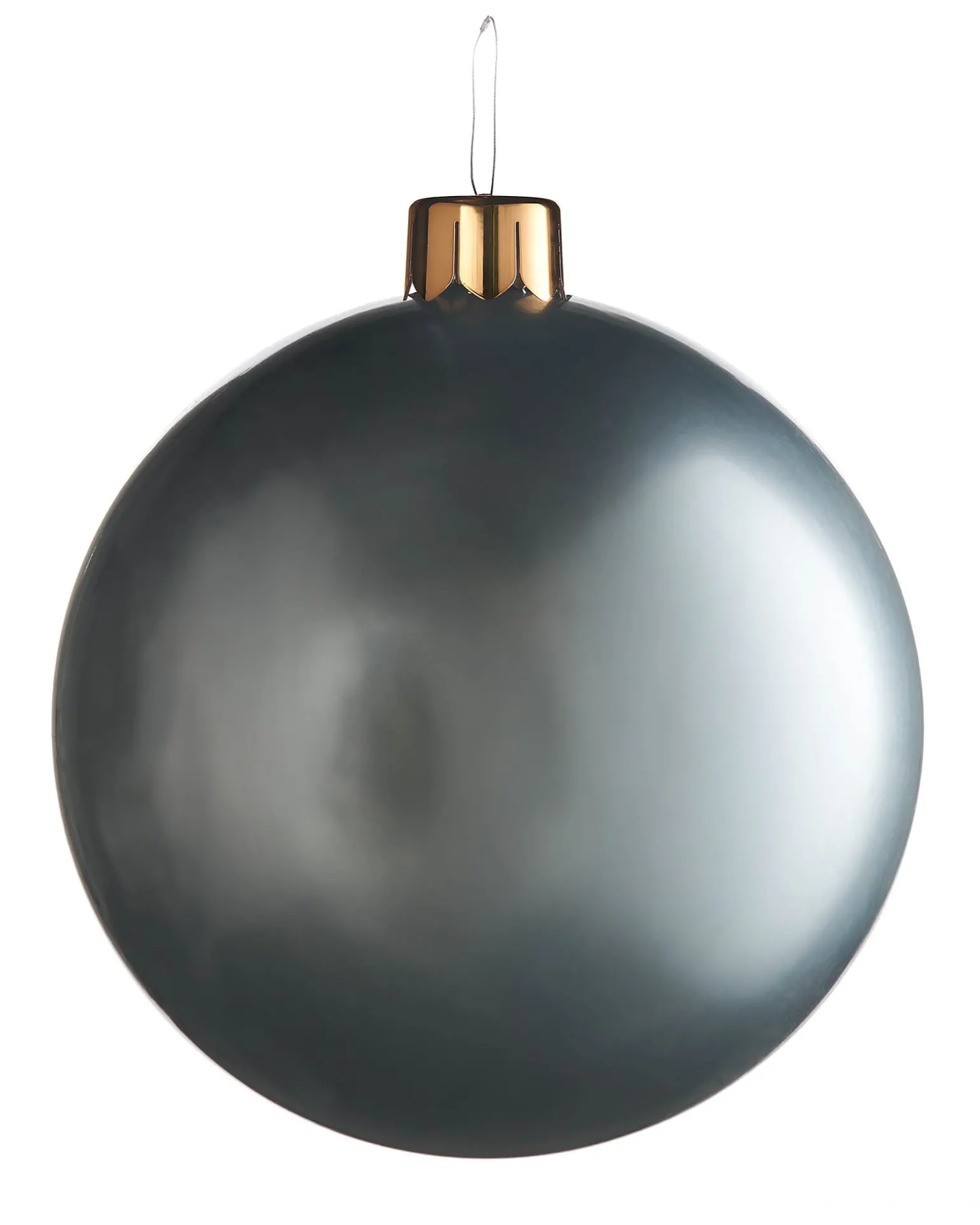 WeRChristmas Inflatable Christmas Bauble, Silver, 66 Cm^ Inflatables|Outdoor Inflatable Baubles