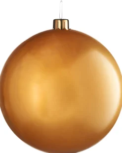 WeRChristmas Inflatable Christmas Bauble, Gold, 76 Cm^ Inflatables|Outdoor Inflatable Baubles