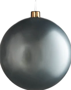 WeRChristmas Inflatable Christmas Bauble, Silver, 76 Cm^ Inflatables|Outdoor Inflatable Baubles