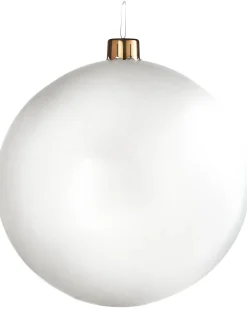 WeRChristmas Inflatable Christmas Bauble, White, 76 Cm^ Inflatables|Outdoor Inflatable Baubles