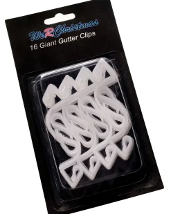 WeRChristmas Large Gutter Hooks, Pack Of 16^ Accessories