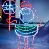 WeRChristmas LED Santa Stop Here Rope Light Window Silhouette, 81 Cm^ Christmas Characters