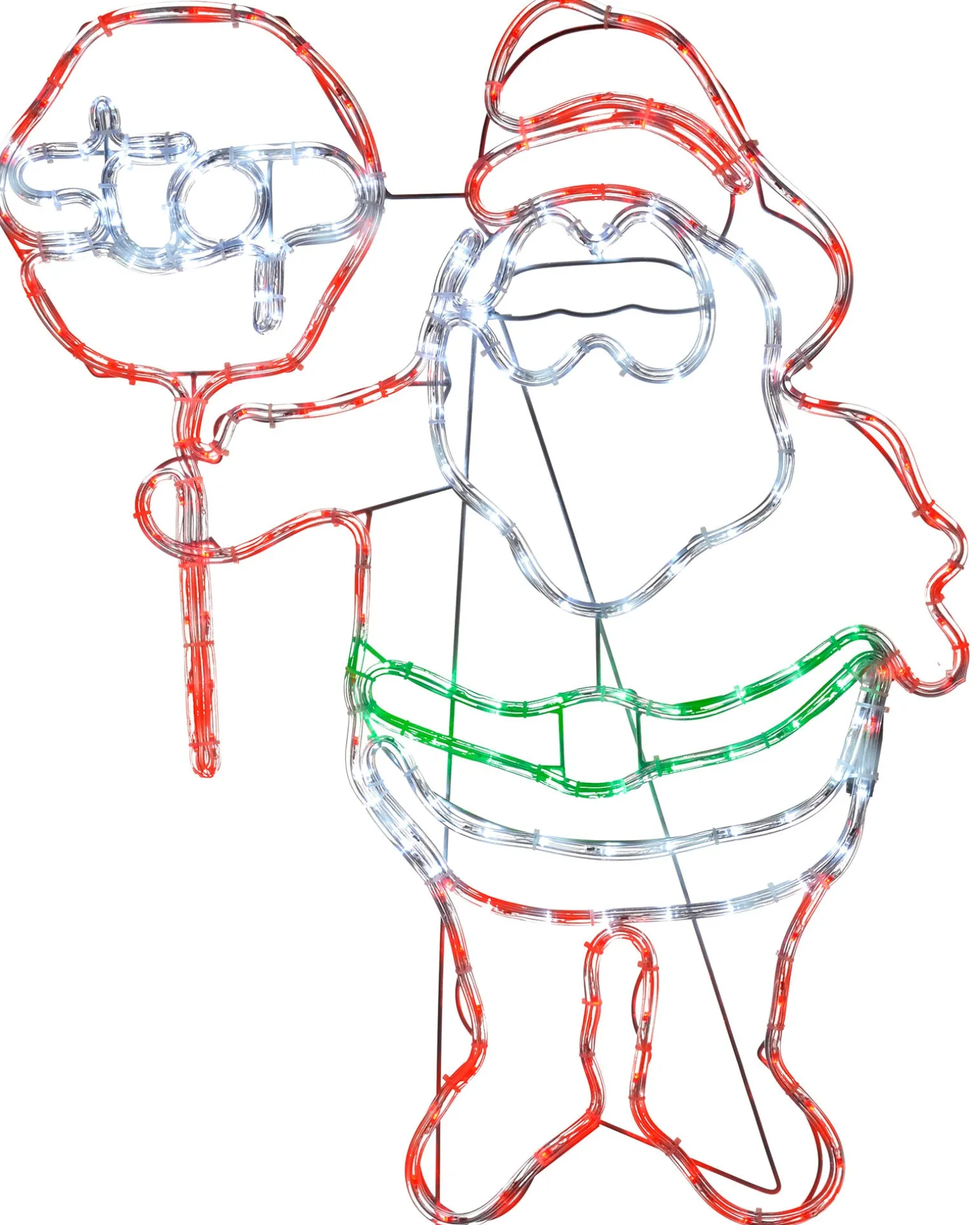 WeRChristmas LED Santa Stop Here Rope Light Window Silhouette, 81 Cm^ Christmas Characters