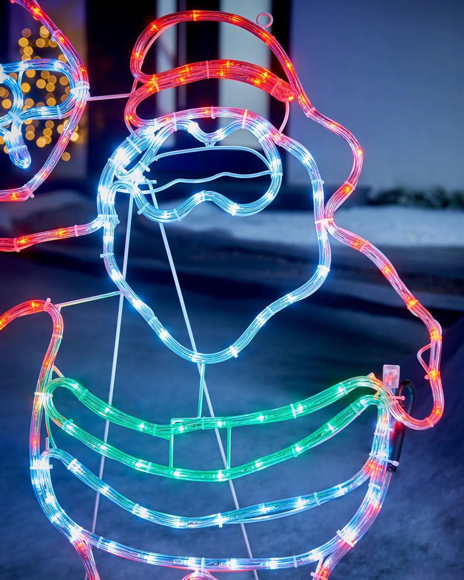 WeRChristmas LED Santa Stop Here Rope Light Window Silhouette, 81 Cm^ Christmas Characters