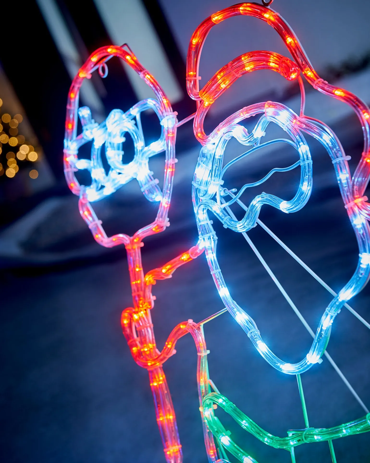 WeRChristmas LED Santa Stop Here Rope Light Window Silhouette, 81 Cm^ Christmas Characters