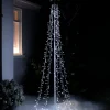 WeRChristmas LED Waterfall Pop-Up Christmas Tree, 200 Cm^ Tree Silhouettes