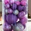 WeRChristmas Lilac Shatterproof Baubles, 50 Pack^ Shatterproof Baubles