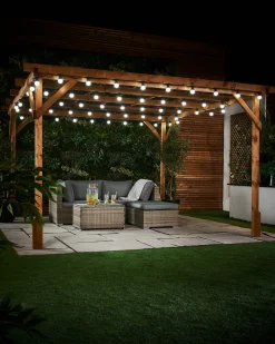 WeRChristmas LINK FESTOON E27 Belt, Connectable, 15 Sockets, 33 Cm Spacing^ Link Festoon|Festoon Lights