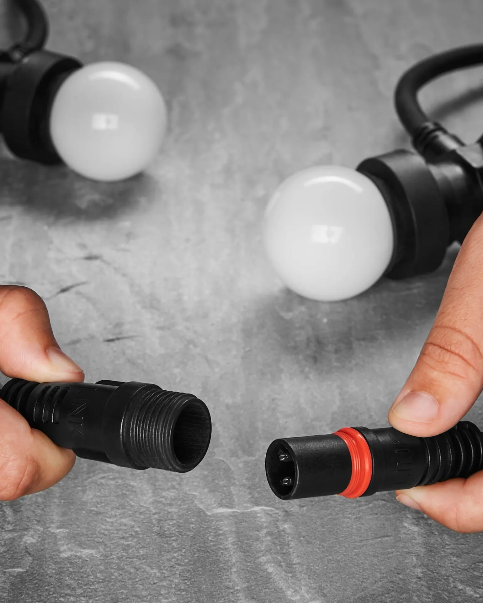 WeRChristmas LINK FESTOON E27 Belt, Connectable, 10 Sockets, 100 Cm Spacing^ Link Festoon|Festoon Lights