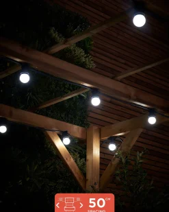 WeRChristmas LINK FESTOON E27 Belt, Connectable, 20 Sockets, 50 Cm Spacing^ Link Festoon|Festoon Lights