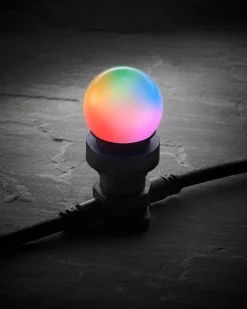 WeRChristmas LINK FESTOON E27 Colour Changing LED Festoon Bulb^ Link Festoon|Festoon Lights