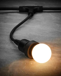 WeRChristmas LINK FESTOON E27 Long Drop Belt, Connectable, 10 Sockets, 100 Cm Spacing^ Link Festoon|Festoon Lights