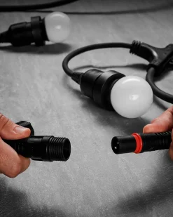 WeRChristmas LINK FESTOON E27 Long Drop Belt, Connectable, 10 Sockets, 100 Cm Spacing^ Link Festoon|Festoon Lights