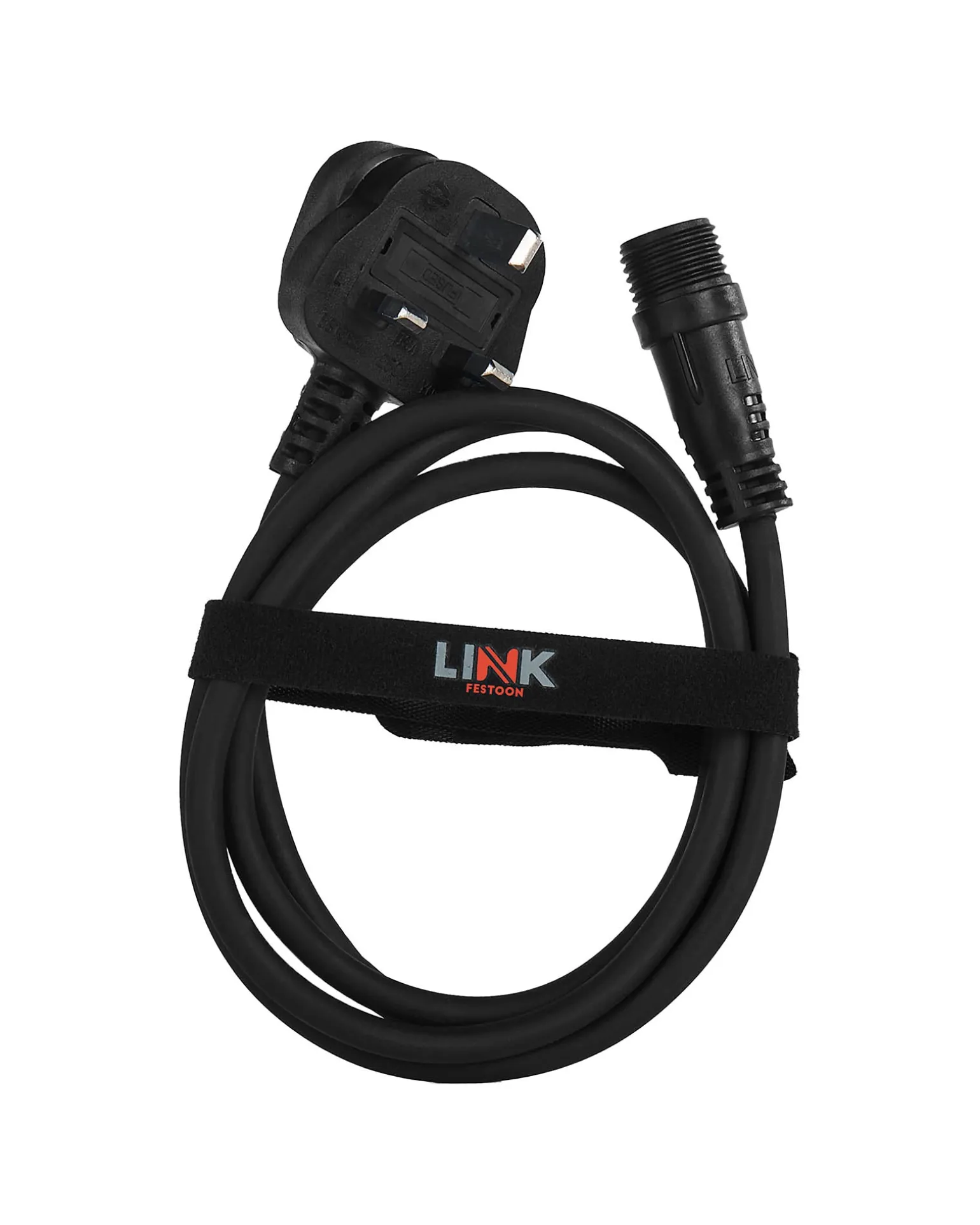WeRChristmas LINK FESTOON 2m Black Starter Cable^ Accessories|Link Festoon