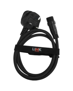 WeRChristmas LINK FESTOON 2m Black Starter Cable^ Accessories|Link Festoon