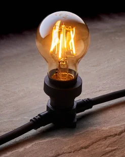WeRChristmas LINK FESTOON 4W E27 Dimmable Filament LED Bulb, Warm White^ Link Festoon|Festoon Lights