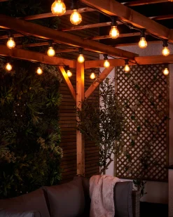WeRChristmas LINK FESTOON 4W E27 Dimmable Filament LED Bulb, Warm White^ Link Festoon|Festoon Lights