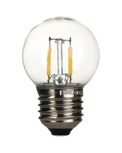 WeRChristmas LINK FESTOON 2W E27 Dimmable Filament LED Bulb, White^ Link Festoon|Festoon Lights