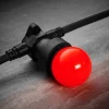 WeRChristmas LINK FESTOON 1.3W E27 LED Bulb, Red^ Link Festoon|Festoon Lights