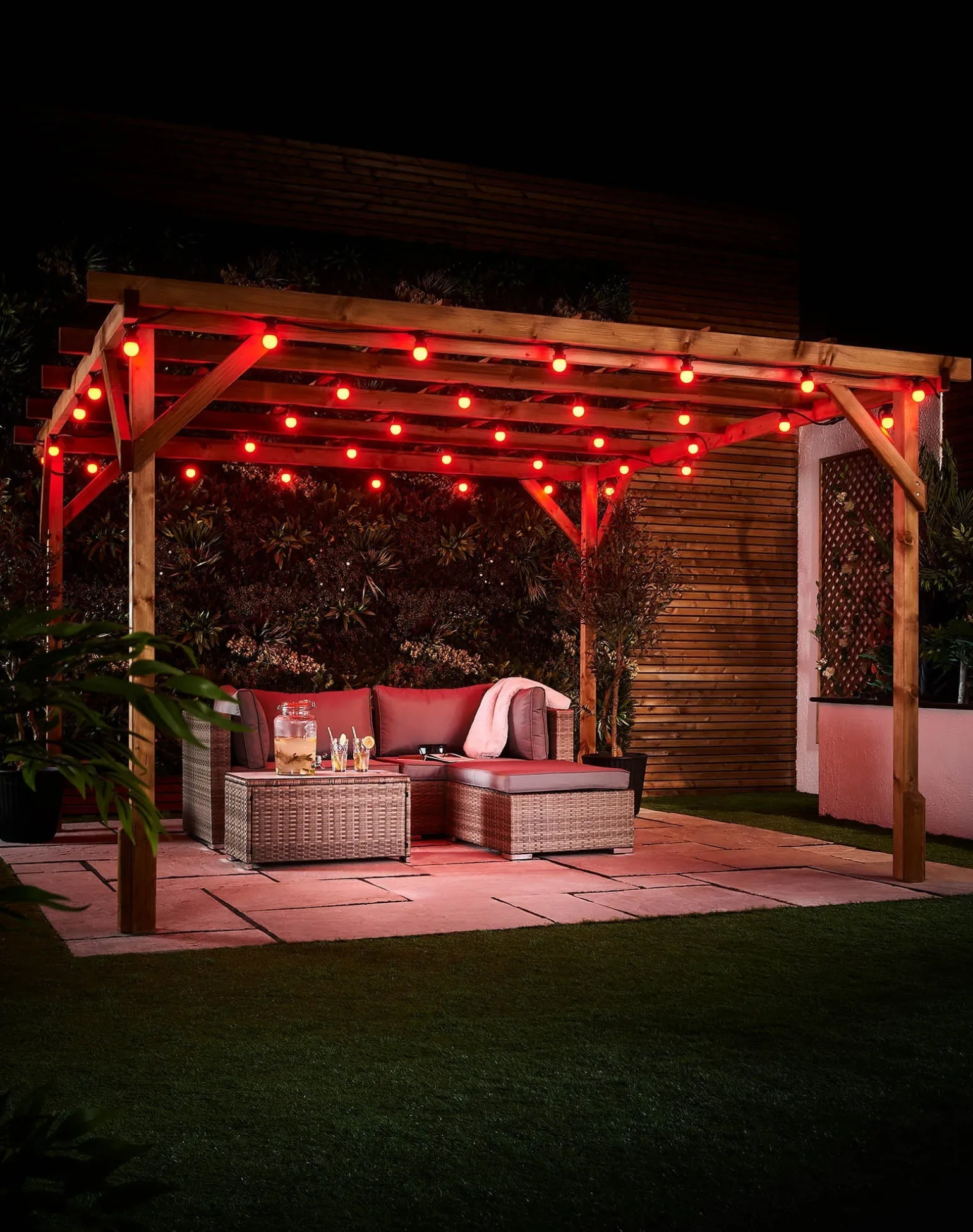 WeRChristmas LINK FESTOON 1.3W E27 LED Bulb, Red^ Link Festoon|Festoon Lights