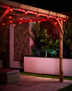 WeRChristmas LINK FESTOON 1.3W E27 LED Bulb, Red^ Link Festoon|Festoon Lights