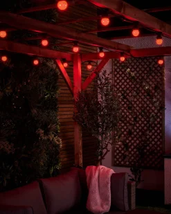 WeRChristmas LINK FESTOON 1.3W E27 LED Bulb, Red^ Link Festoon|Festoon Lights