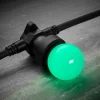 WeRChristmas LINK FESTOON 1.3W E27 LED Bulb, Green^ Link Festoon|Festoon Lights