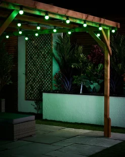 WeRChristmas LINK FESTOON 1.3W E27 LED Bulb, Green^ Link Festoon|Festoon Lights
