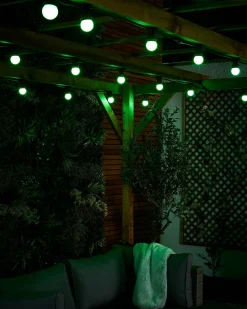 WeRChristmas LINK FESTOON 1.3W E27 LED Bulb, Green^ Link Festoon|Festoon Lights