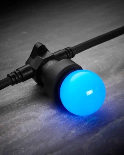 WeRChristmas LINK FESTOON 2W E27 LED Bulb, Blue^ Link Festoon|Festoon Lights