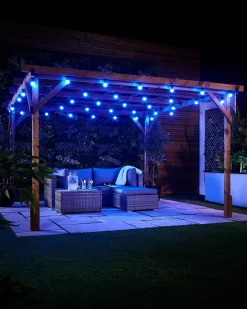 WeRChristmas LINK FESTOON 2W E27 LED Bulb, Blue^ Link Festoon|Festoon Lights