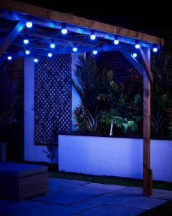 WeRChristmas LINK FESTOON 2W E27 LED Bulb, Blue^ Link Festoon|Festoon Lights