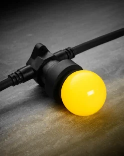 WeRChristmas LINK FESTOON 1.3W E27 LED Bulb, Yellow^ Link Festoon|Festoon Lights