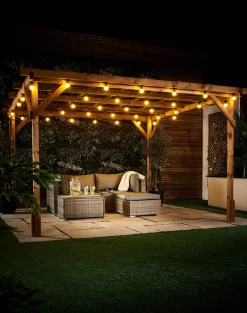 WeRChristmas LINK FESTOON 1.3W E27 LED Bulb, Yellow^ Link Festoon|Festoon Lights