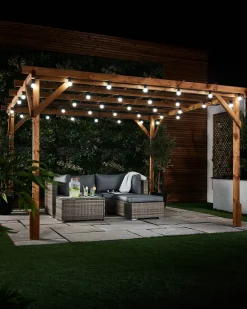 WeRChristmas LINK FESTOON 0.6W E27 LED Bulb, White^ Link Festoon|Festoon Lights