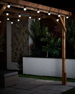 WeRChristmas LINK FESTOON 0.6W E27 LED Bulb, White^ Link Festoon|Festoon Lights