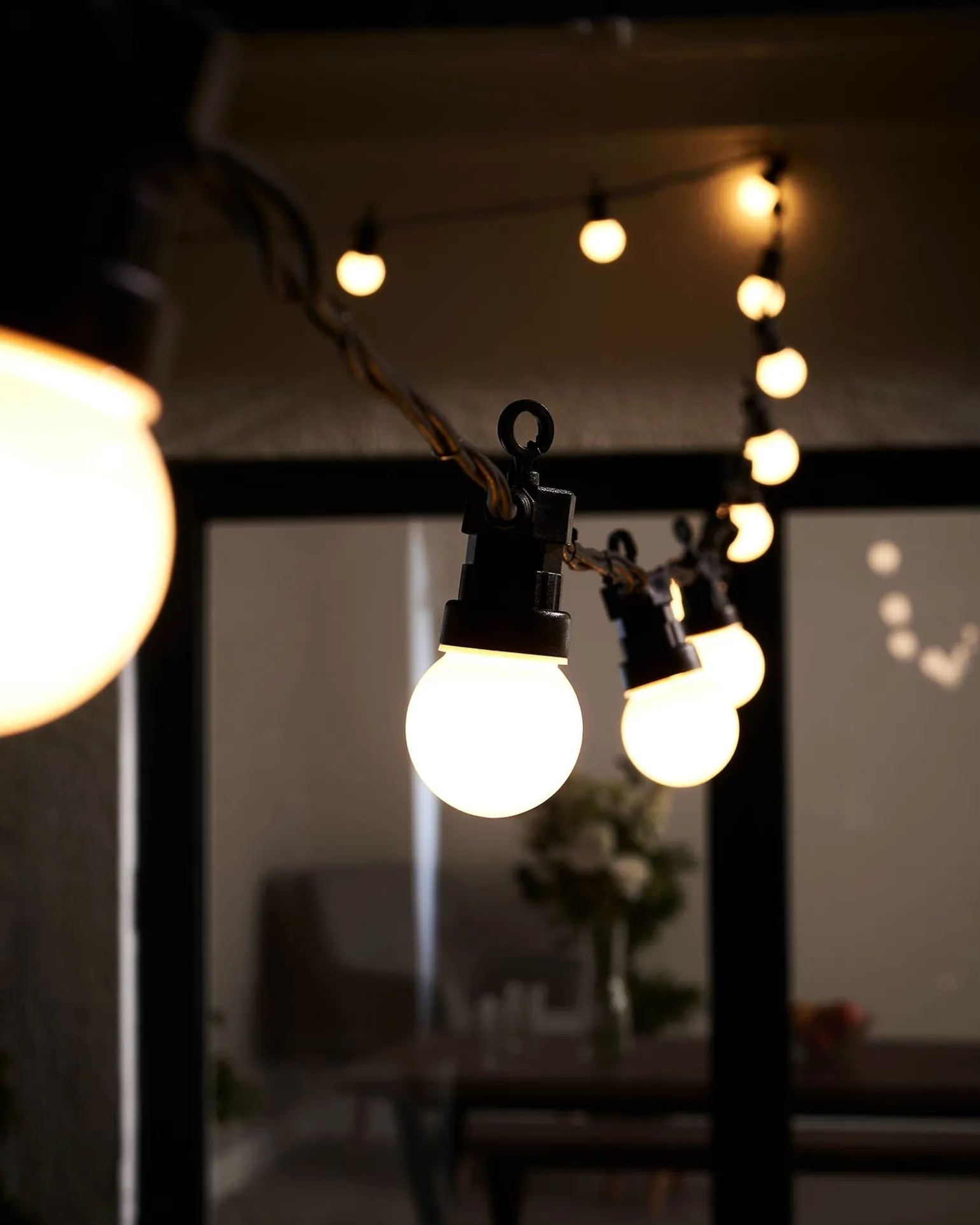 WeRChristmas LINK PRO LED Festoon Lights, Black Cable, Warm White^ Link Pro|Festoon Lights