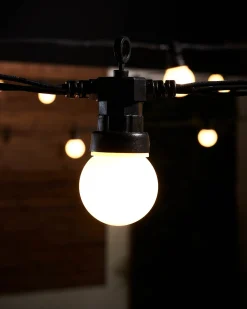 WeRChristmas LINK PRO LED Festoon Lights, Black Cable, Warm White^ Link Pro|Festoon Lights