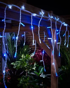 WeRChristmas LINK PRO LED Icicle Lights, Blue / White^ Link Pro|Icicle Lights
