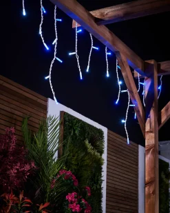 WeRChristmas LINK PRO LED Icicle Lights, Blue / White^ Link Pro|Icicle Lights