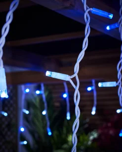 WeRChristmas LINK PRO LED Icicle Lights, Blue / White^ Link Pro|Icicle Lights