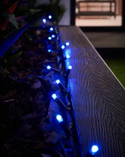 WeRChristmas LINK PRO LED String Lights, Black Cable, Blue^ Link Pro|Fairy Lights
