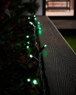 WeRChristmas LINK PRO LED String Lights, Black Cable, Green^ Link Pro|Fairy Lights
