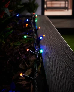 WeRChristmas LINK PRO LED String Lights, Black Cable, Multi Colour^ Link Pro|Fairy Lights