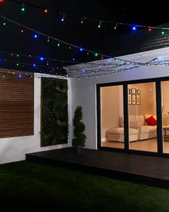 WeRChristmas LINK PRO LED String Lights, Black Cable, Multi Colour^ Link Pro|Fairy Lights