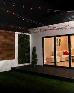 WeRChristmas LINK PRO LED String Lights, Black Cable, Red^ Link Pro|Fairy Lights