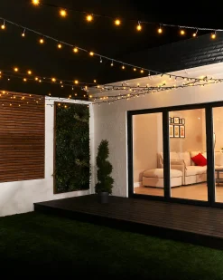 WeRChristmas LINK PRO LED String Lights, Black Cable, Warm White^ Link Pro|Fairy Lights